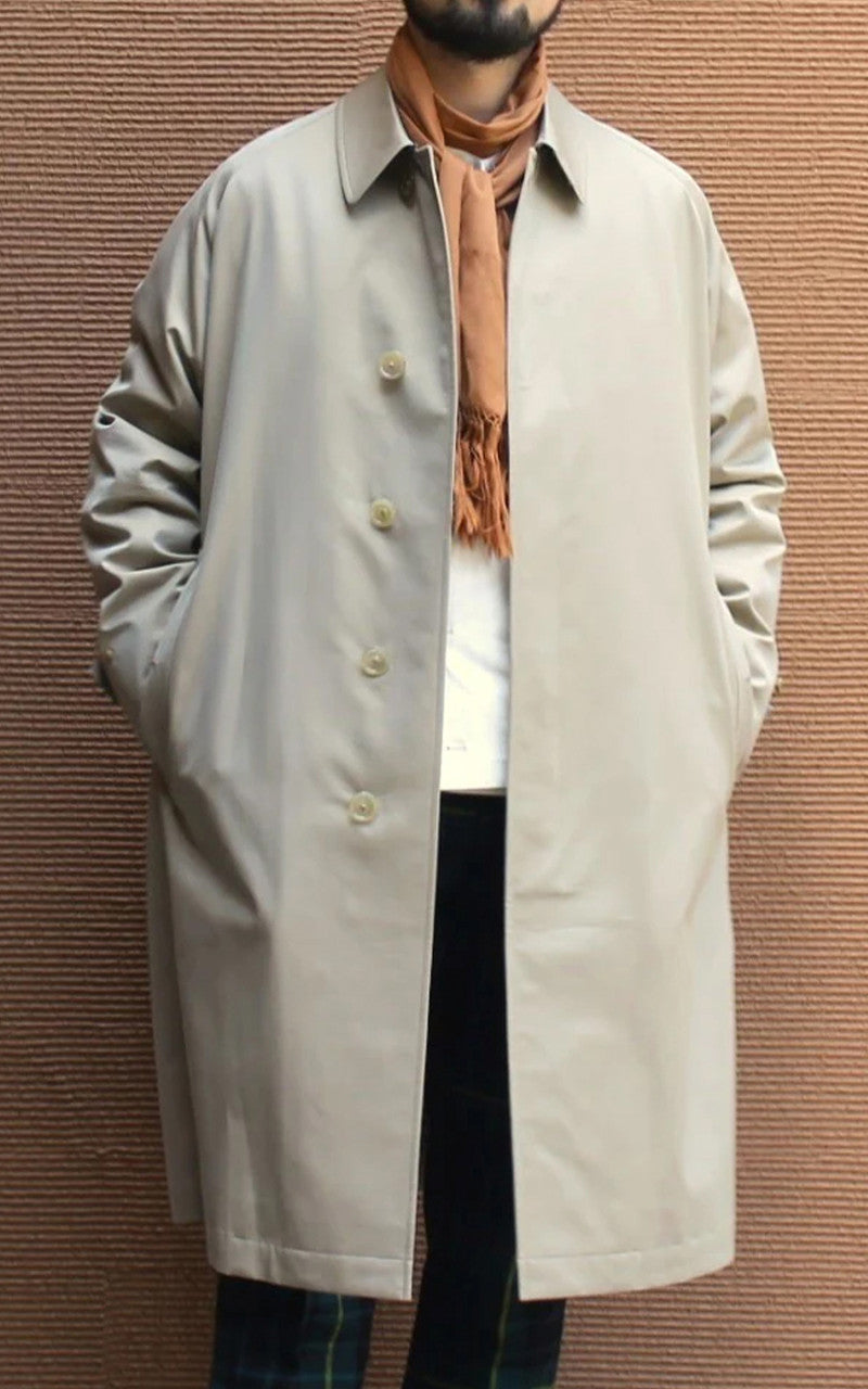 Anatomica Single Raglan I Coat Gabardine Beige