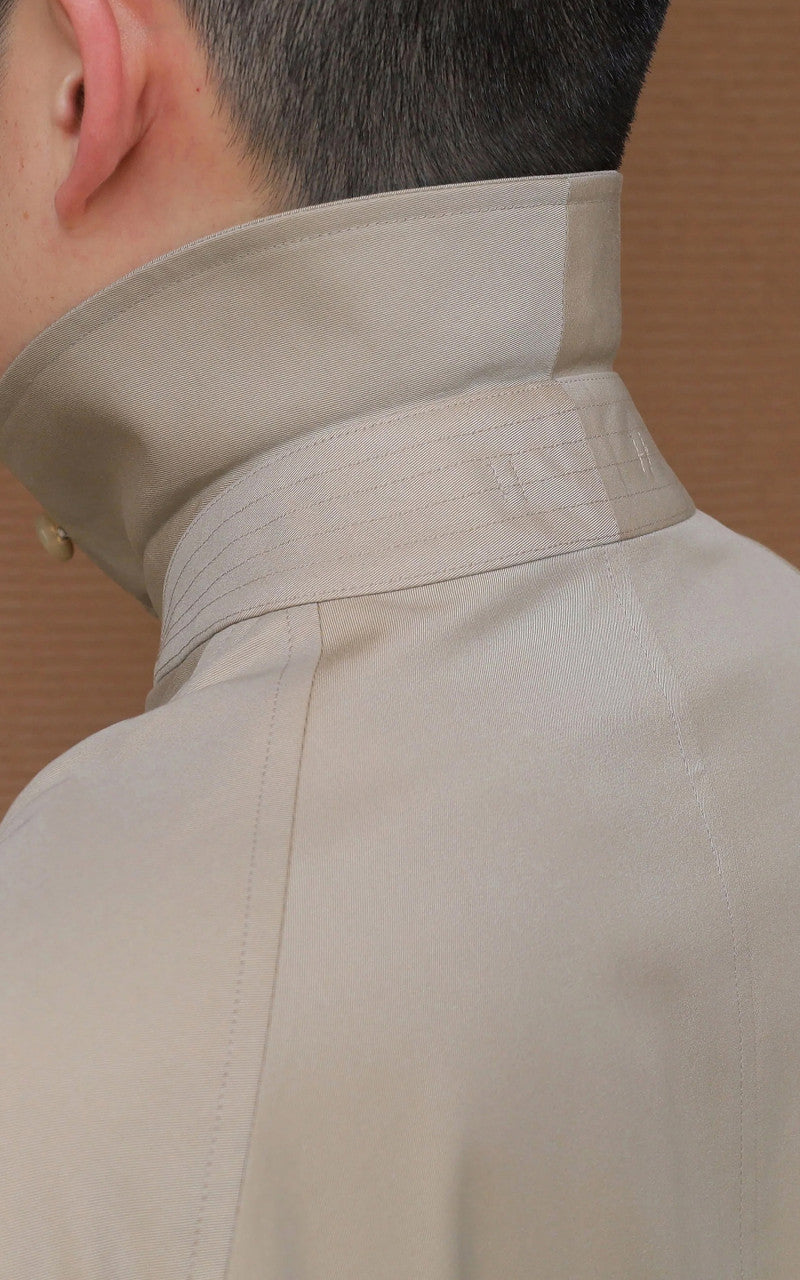 Anatomica Single Raglan I Coat Gabardine Beige