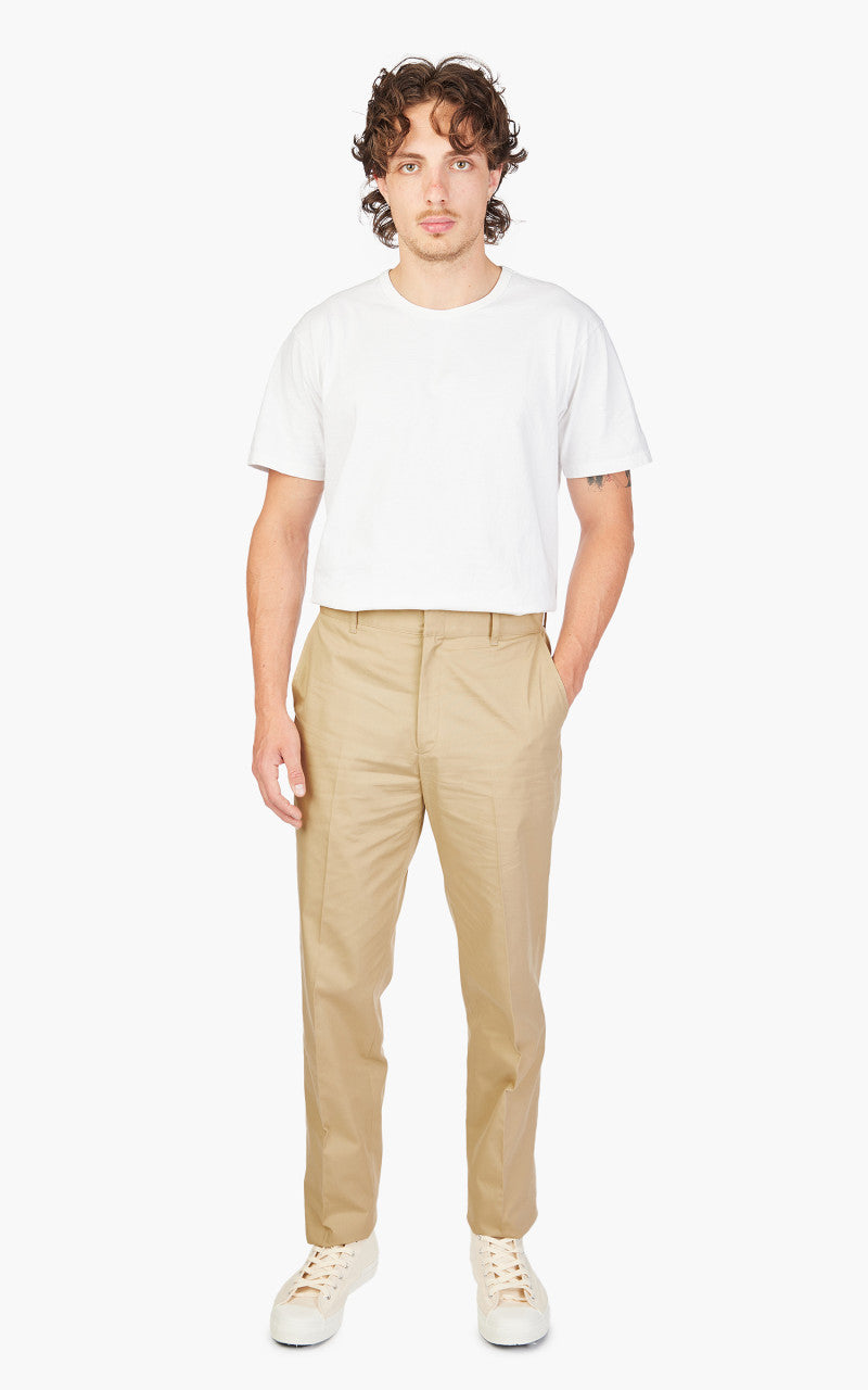 Anatomica Trim Fit Pants I Poplin Beige