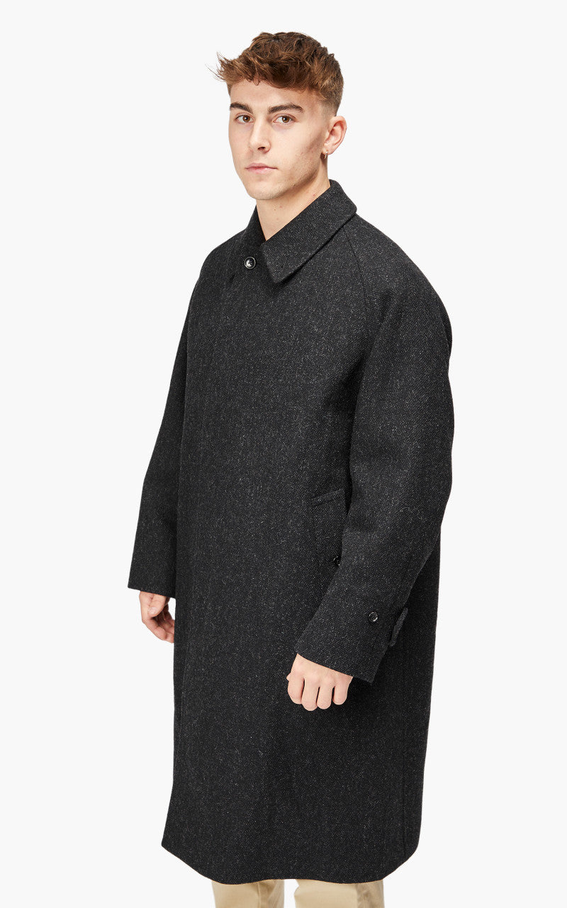 Anatomica Single Raglan Coat IV Reversible Charcoal