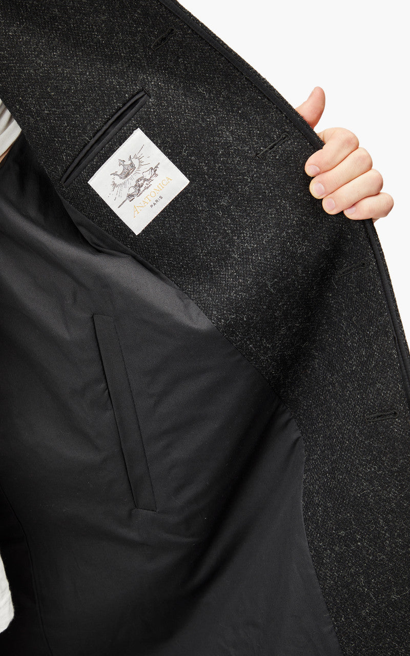 Anatomica Single Raglan Coat IV Reversible Charcoal