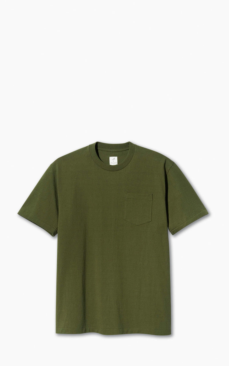 Anatomica Pocket Tee Pine Green
