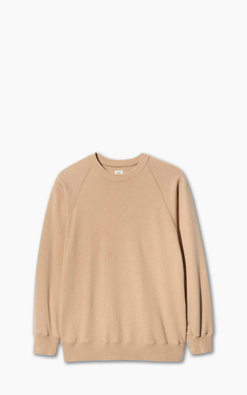 Anatomica Sweat Raglan Crew Neck Sand