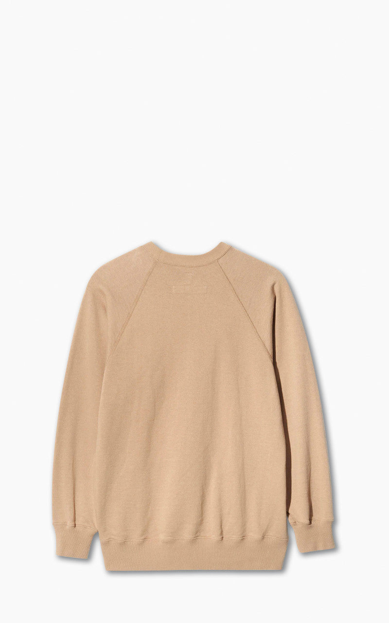 Anatomica Sweat Raglan Crew Neck Sand