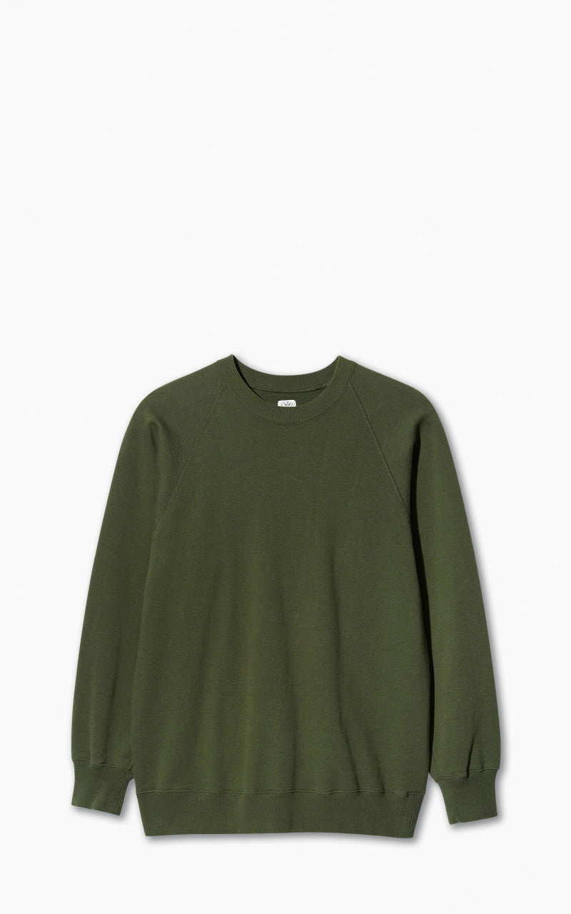 トップス ANATOMICA SWEAT RAGLAN CREW NECK sizeL Anatomica Sweat Raglan Crew Neck Pine Green
