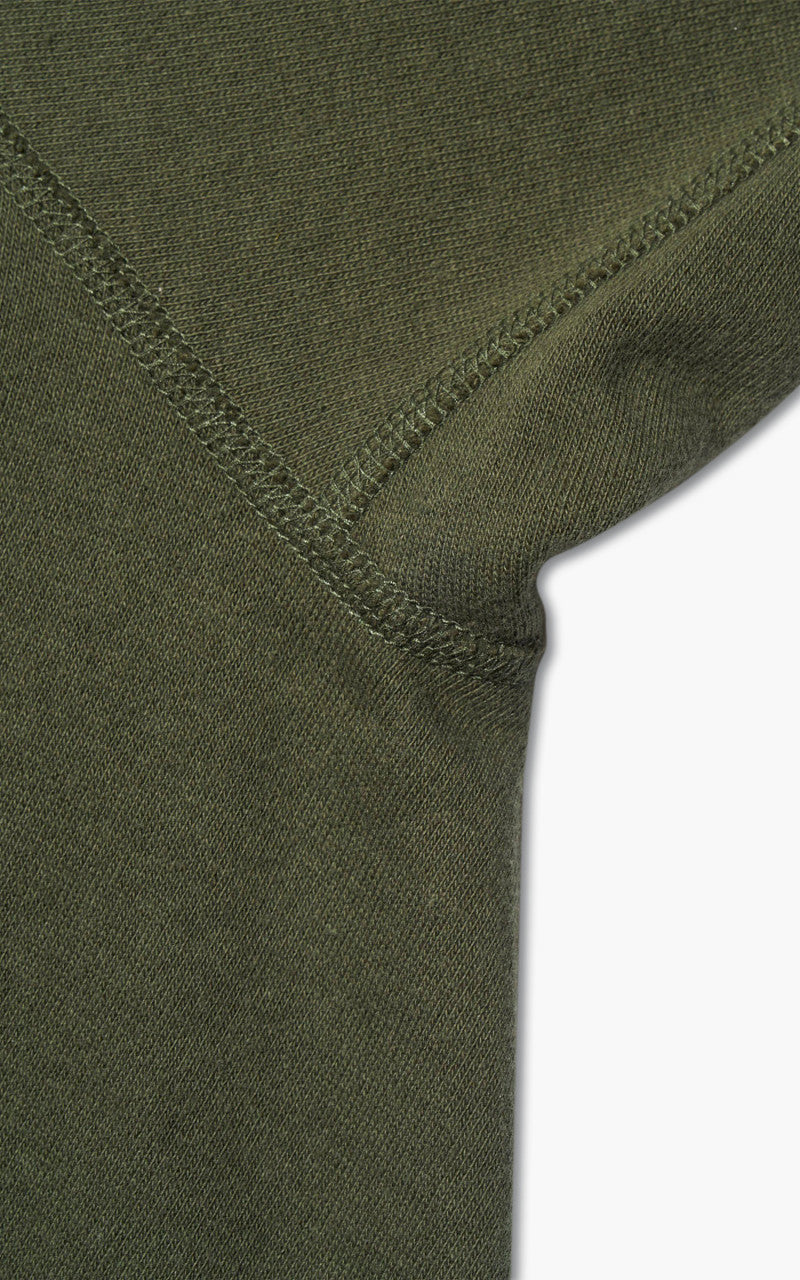 Anatomica Sweat Raglan Turtle Neck Pine Green
