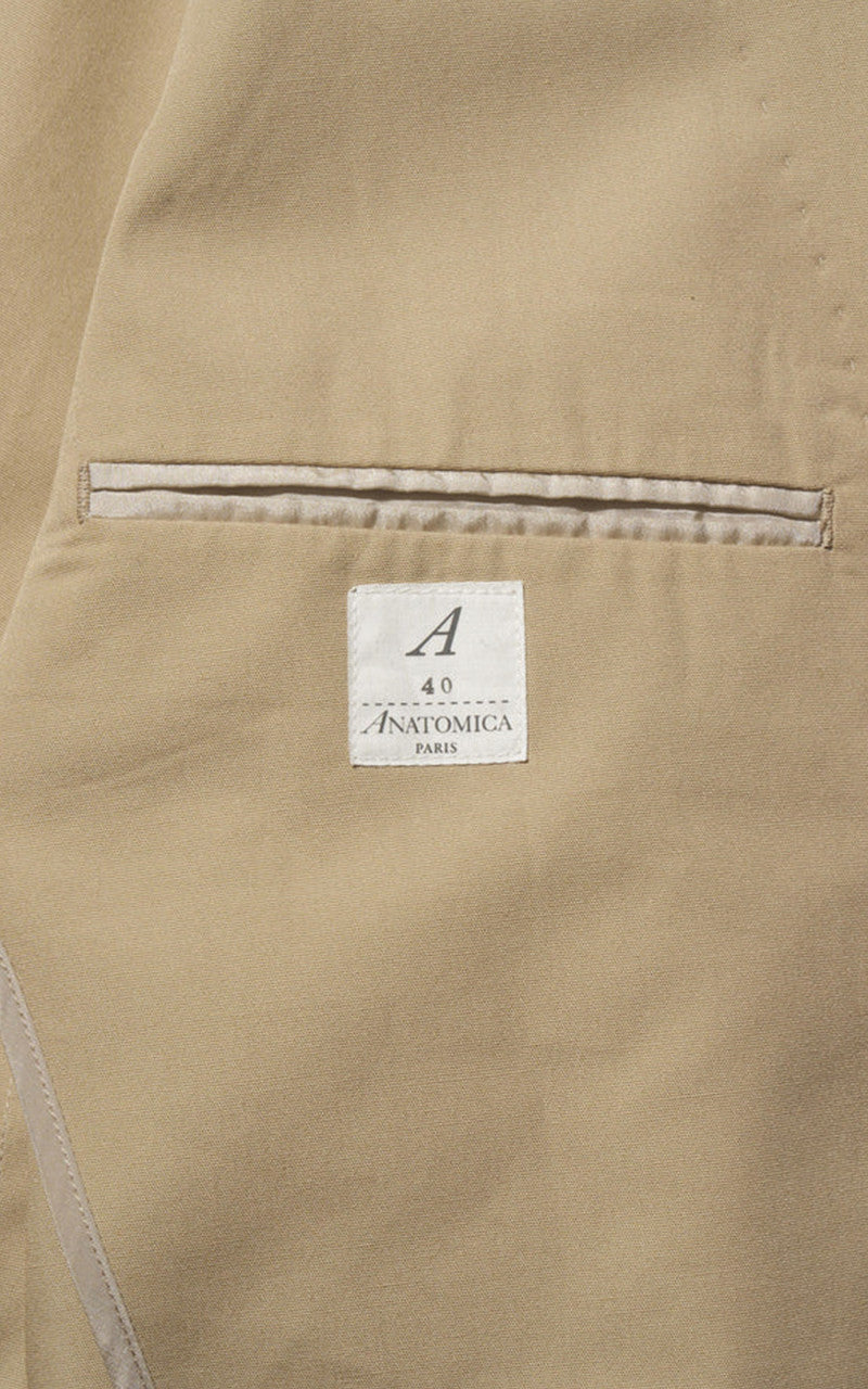 Anatomica University Jacket I Poplin Beige