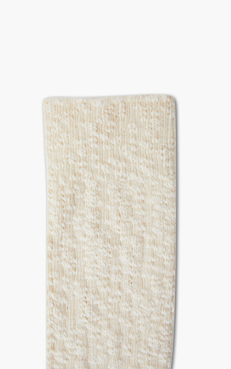 Anonymous Ism Socks Light Slub Crew Ivory