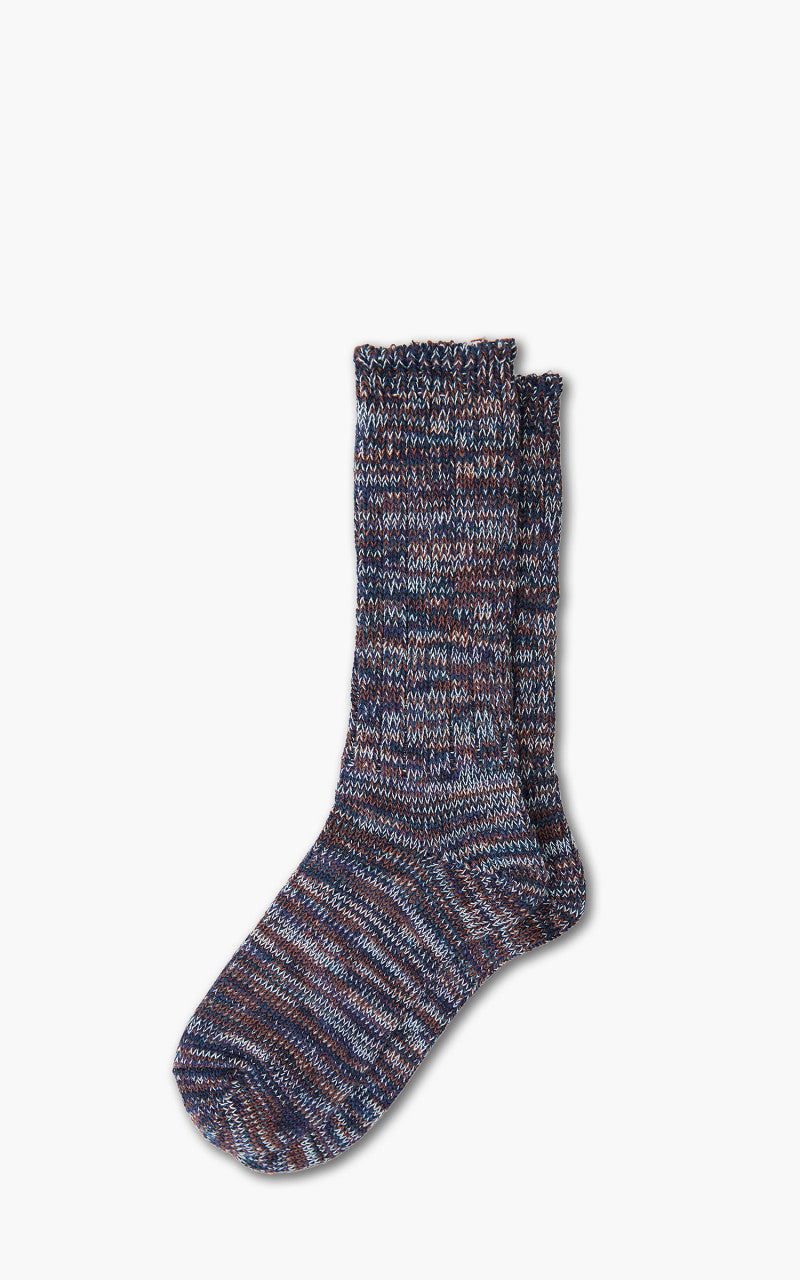 Anonymous Ism Socks 5 Color Mix Crew Navy