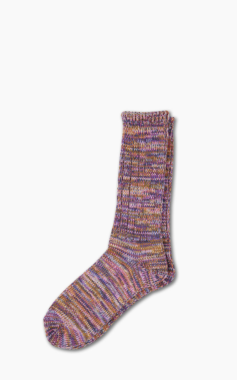 Anonymous Ism Socks 5 Color Mix Crew Purple