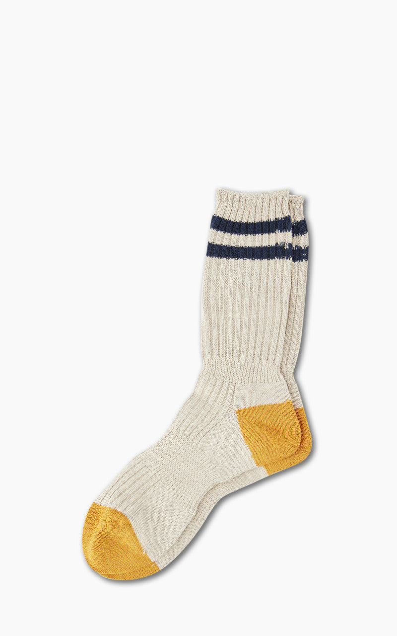 Anonymous Ism Socks Recover 2 Line Crew Beige