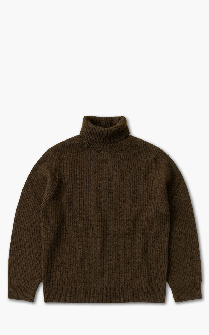 Nudie Jeans August Rollneck Brown
