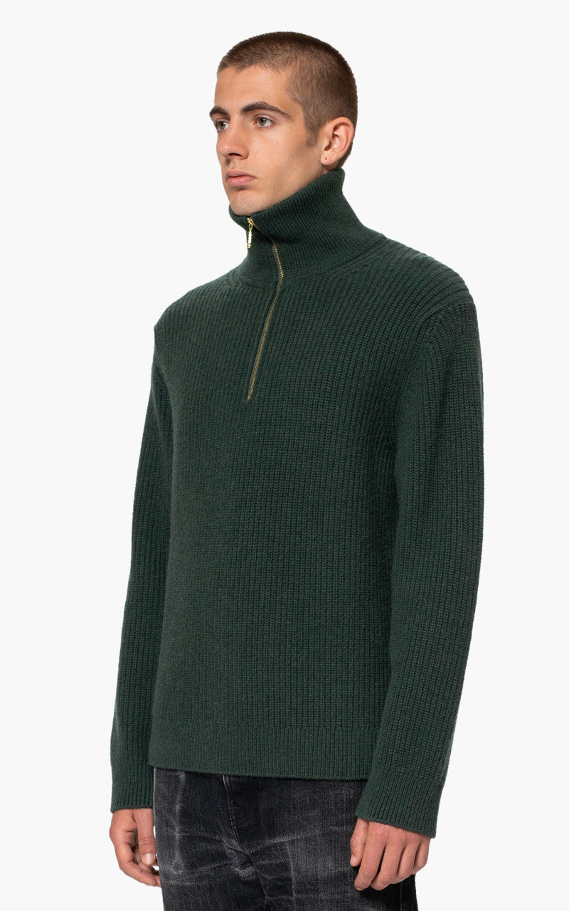 Nudie Jeans August Zip Racing Green