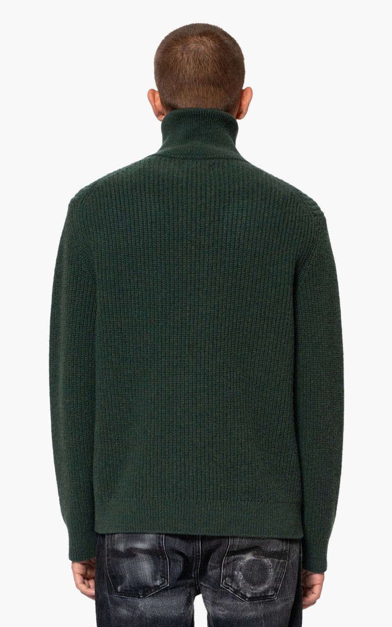 Nudie Jeans August Zip Racing Green