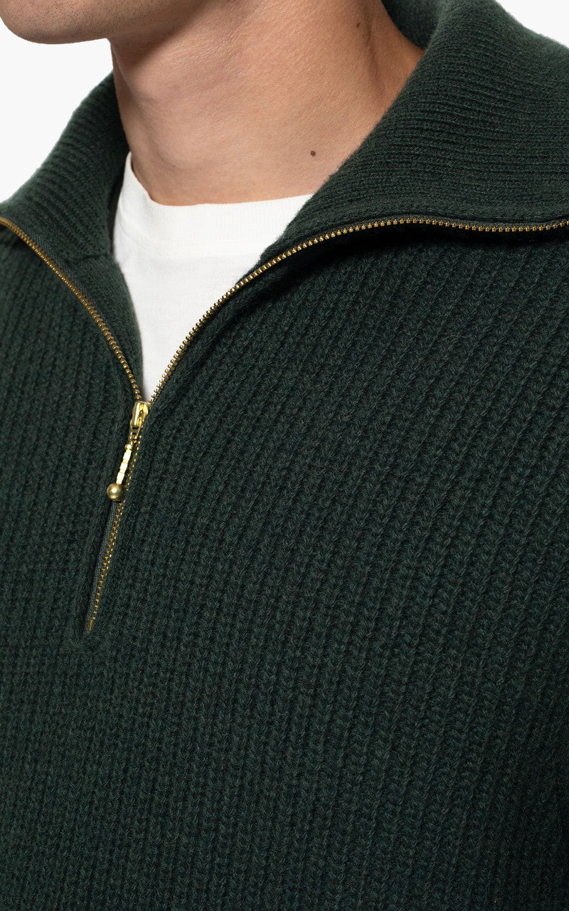 Nudie Jeans August Zip Racing Green