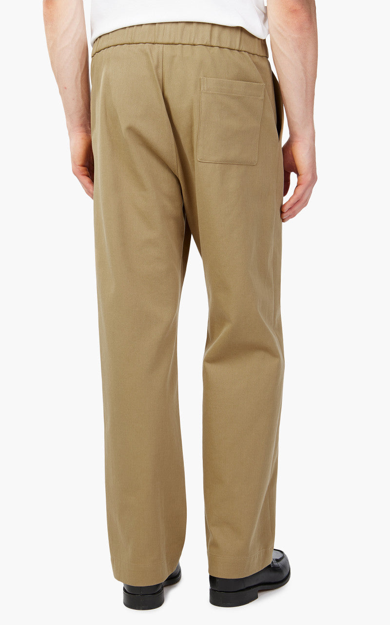 Auralee Washed Heavy Chino Easy Pants Light Brown