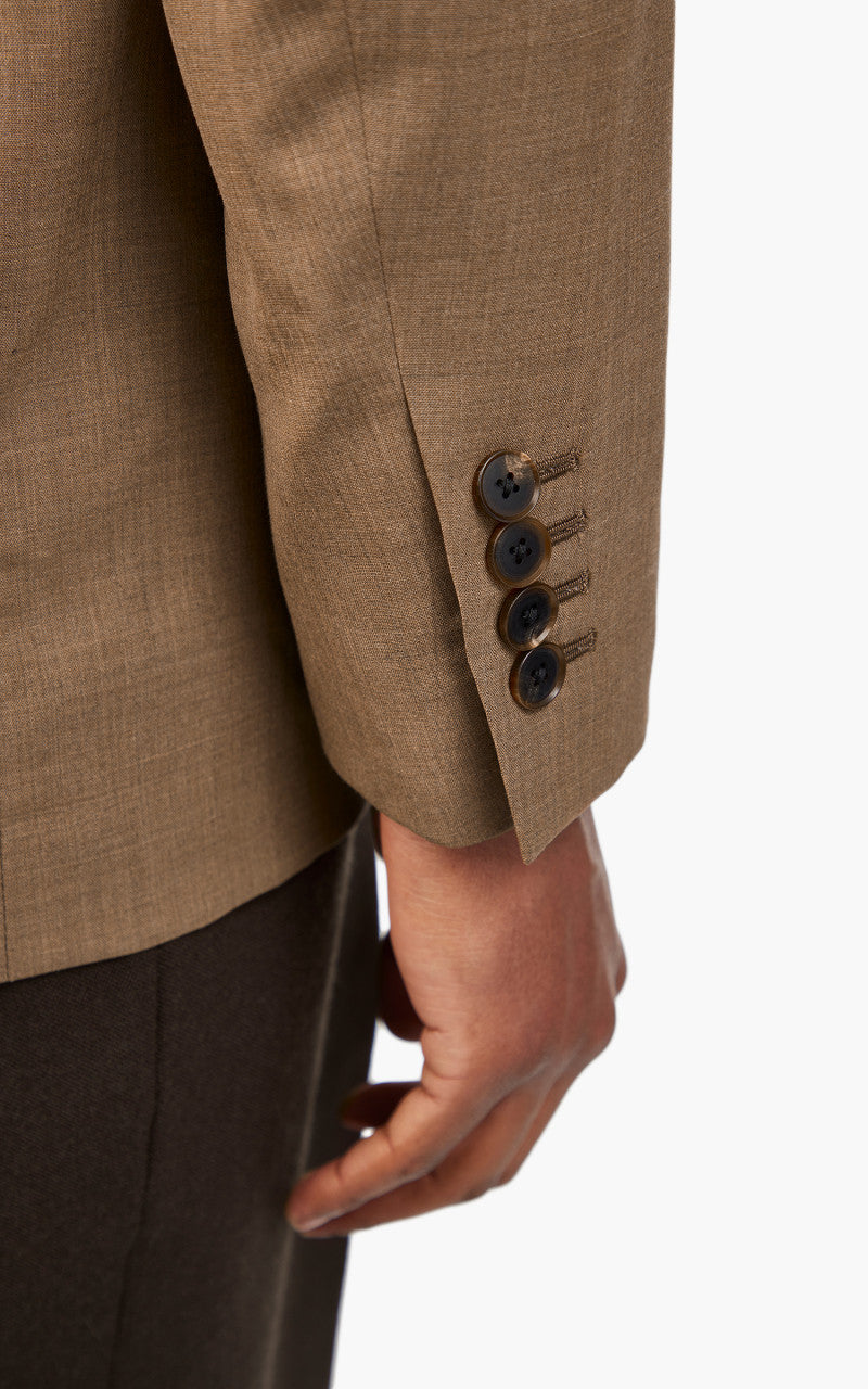 Auralee Super Fine Tropical Wool Jacket Top Brown