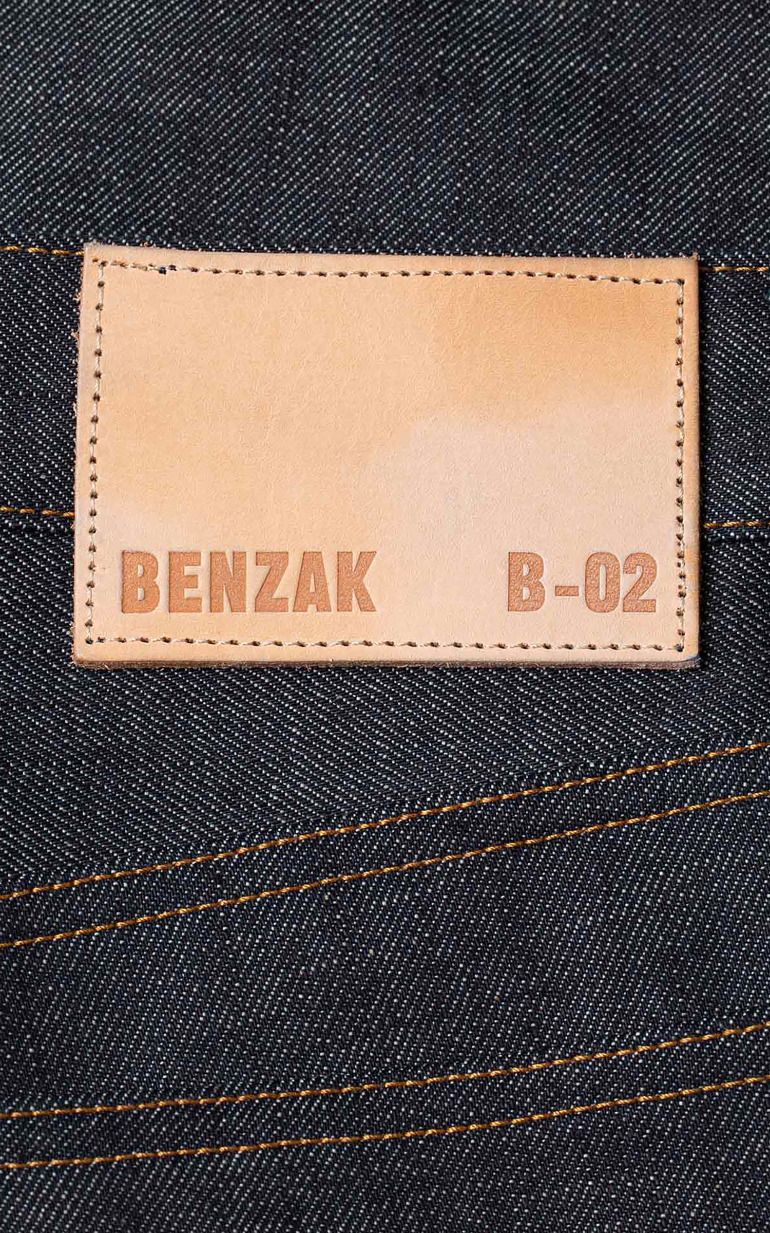 Benzak B-02 Regular Straight Green Cast Selvedge Indigo 14oz