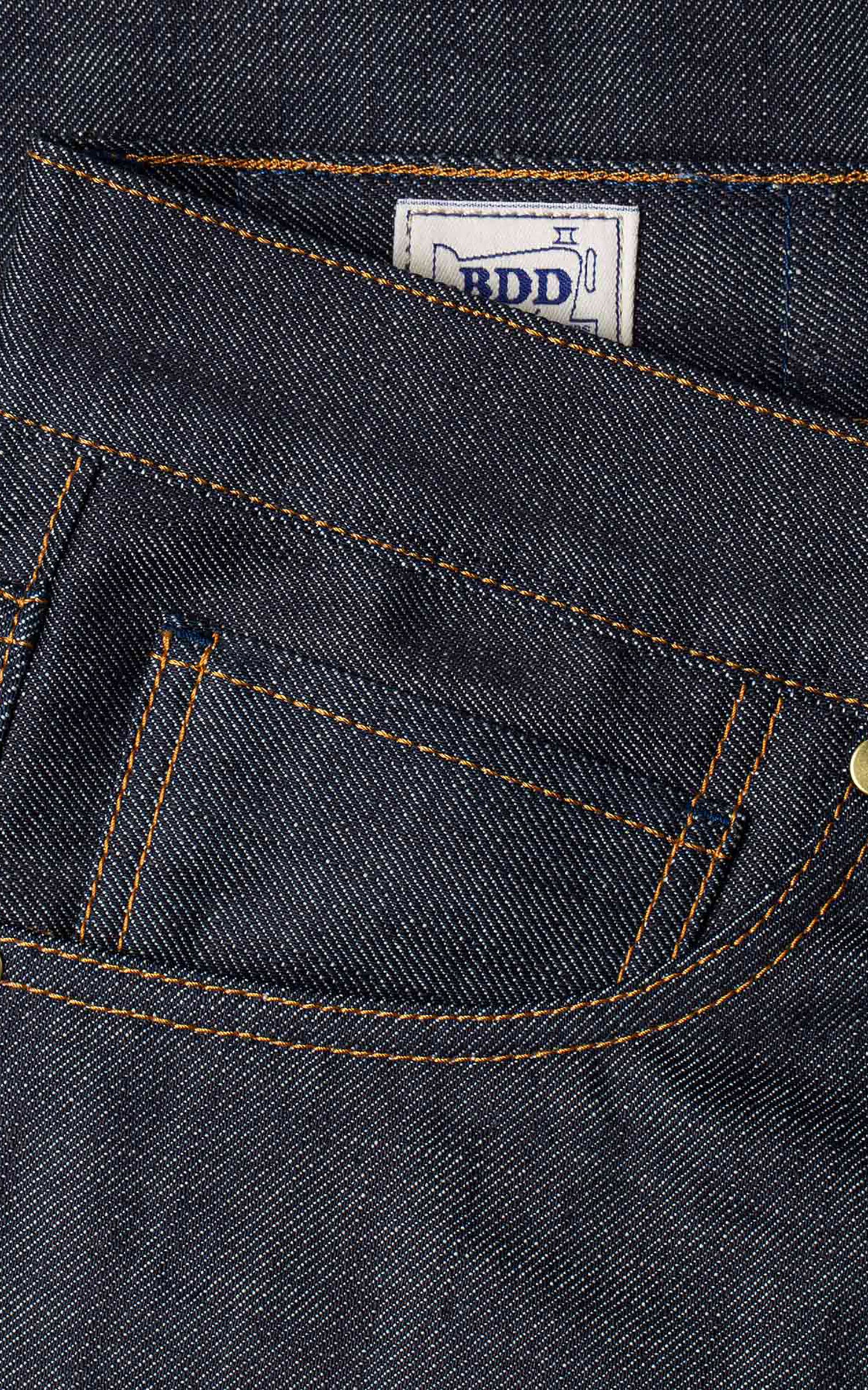 Benzak B-02 Regular Straight Green Cast Selvedge Indigo 14oz