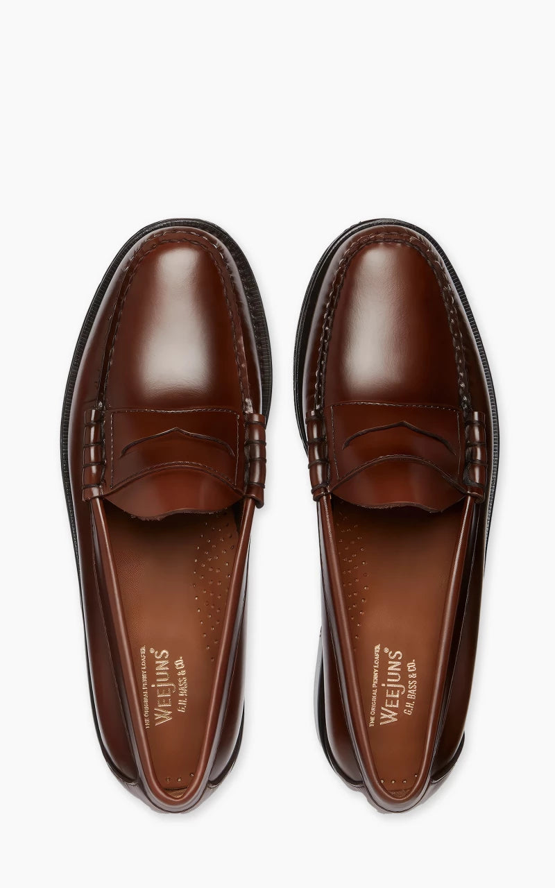 G.H. Bass Weejuns Larson Penny Loafers Leather Brown