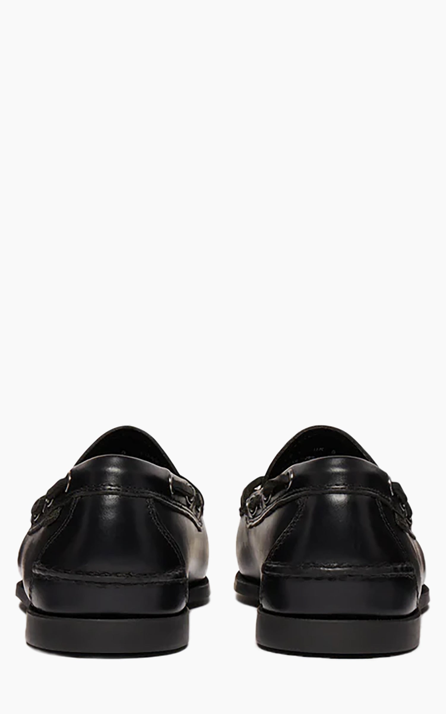 G.H. Bass Camp Moc Decker Soft Black Lthr/Mono