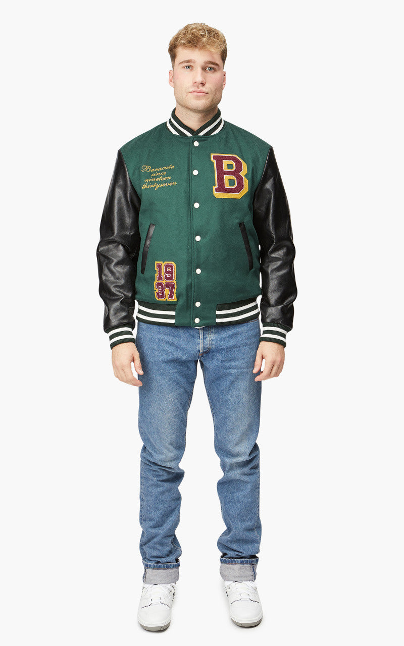 Baracuta Varsity Jacket Dark Forest