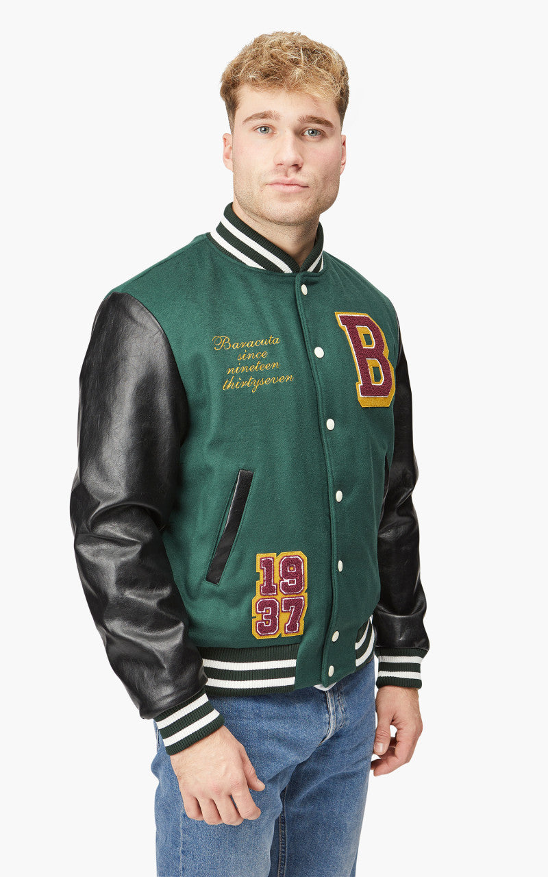 Baracuta Varsity Jacket Dark Forest