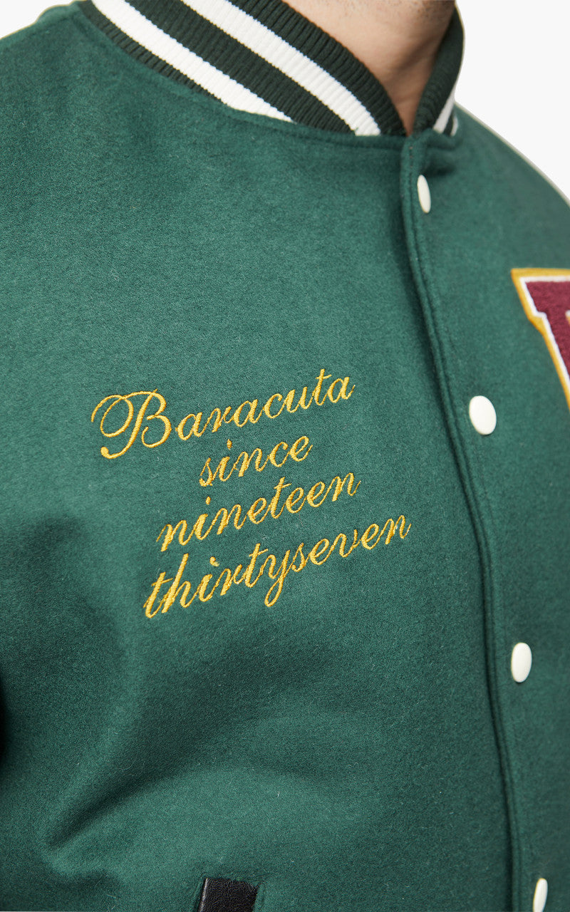 Baracuta Varsity Jacket Dark Forest