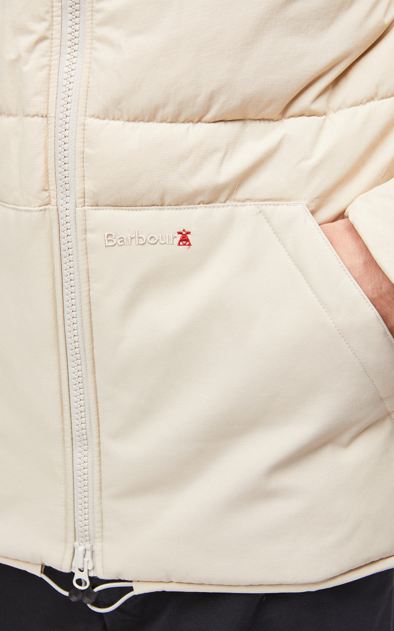 Barbour Knotts Baffle Quilted Jacket Mist