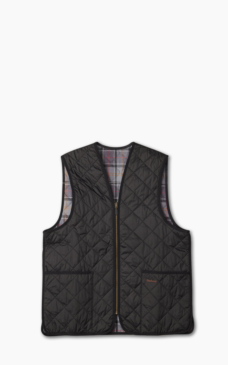 Barbour Quilted Zip Liner Black