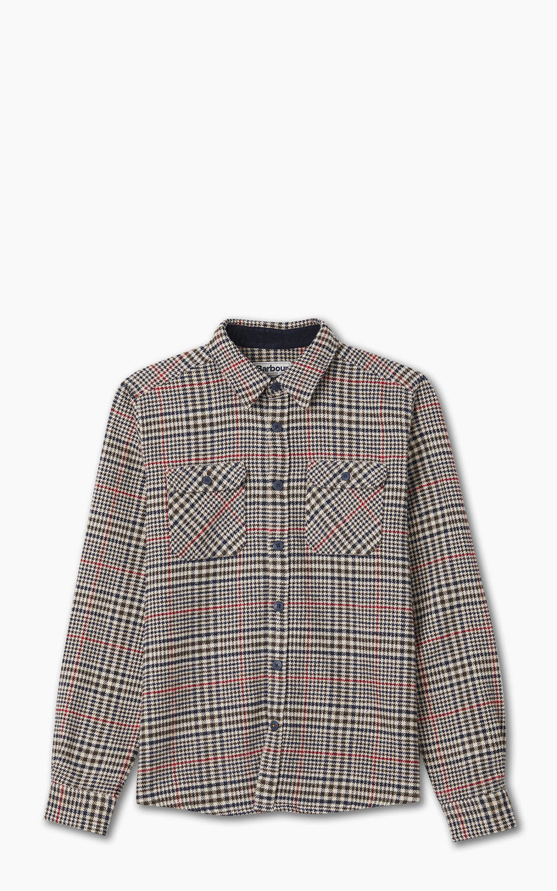 Barbour Hillside Tailored Shirt Stone