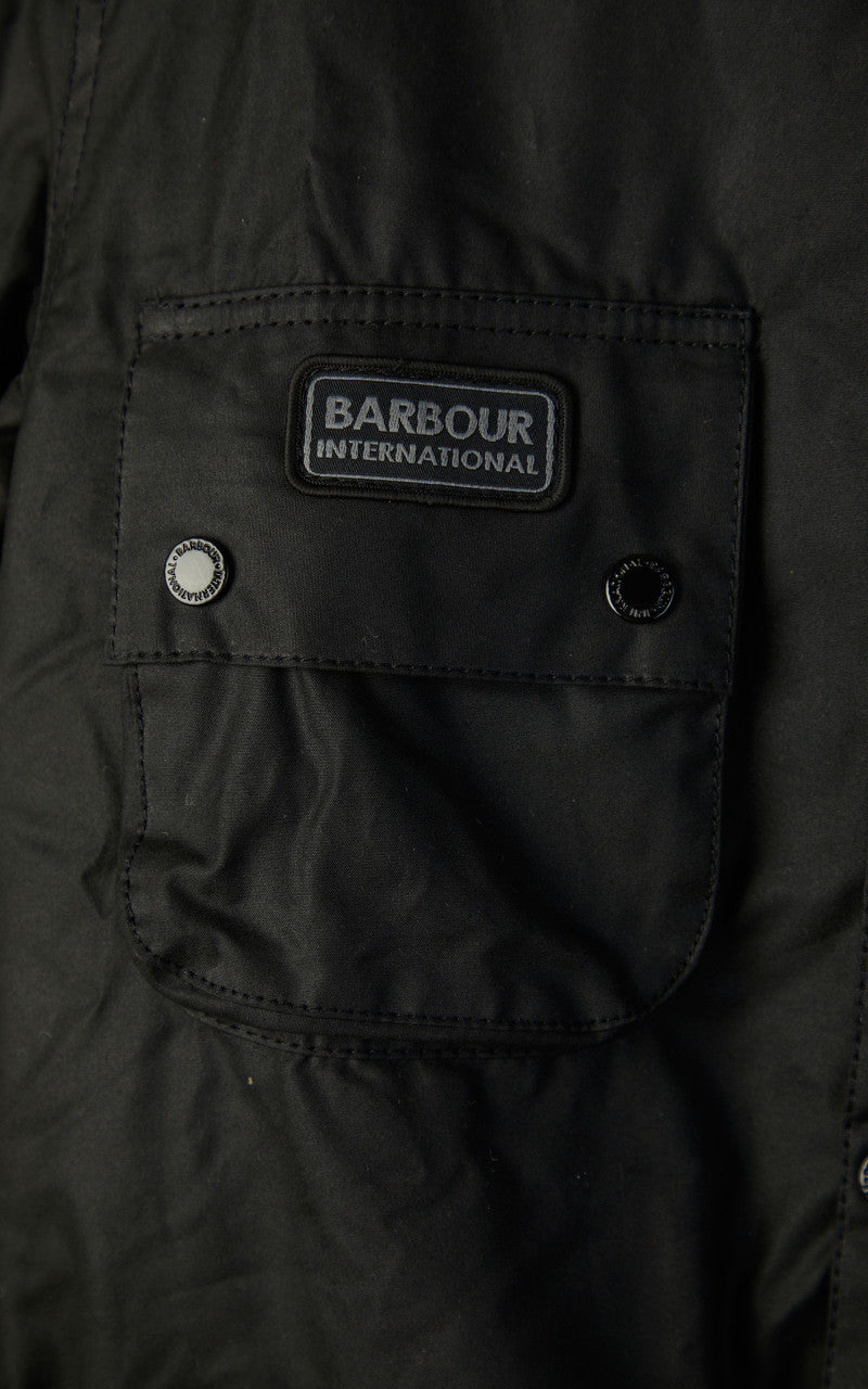 Barbour International Winter SL International Wax Jacket Black