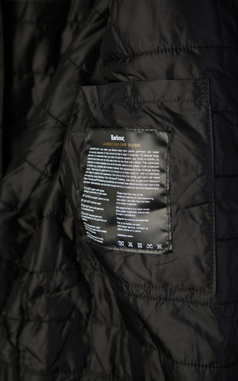 Barbour International Winter SL International Wax Jacket Black