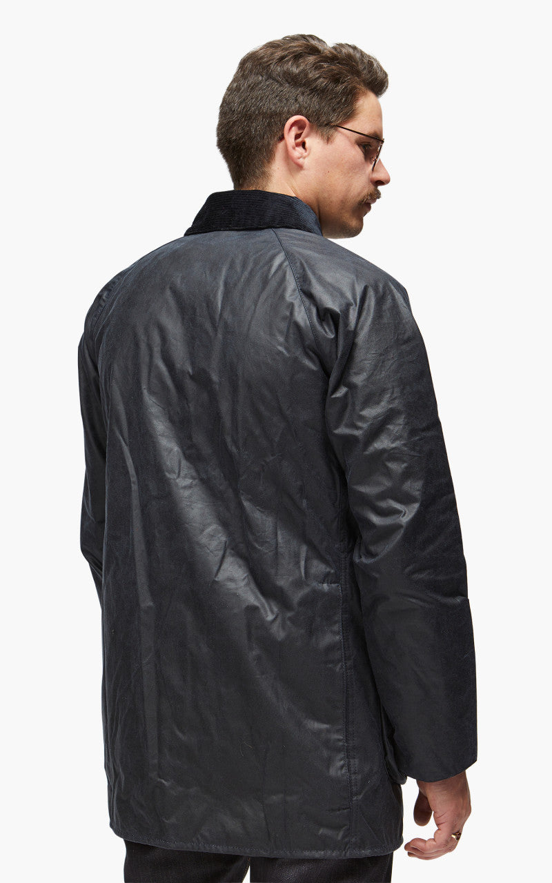 Barbour SL Beaufort Wax Jacket Navy