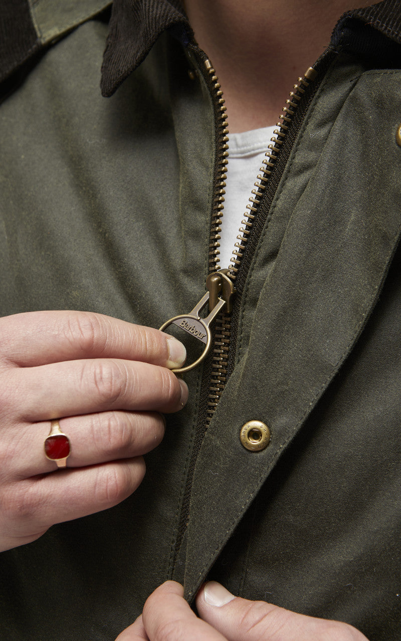 Barbour Bedale Winter Wax Jacket Sage/Olive Night