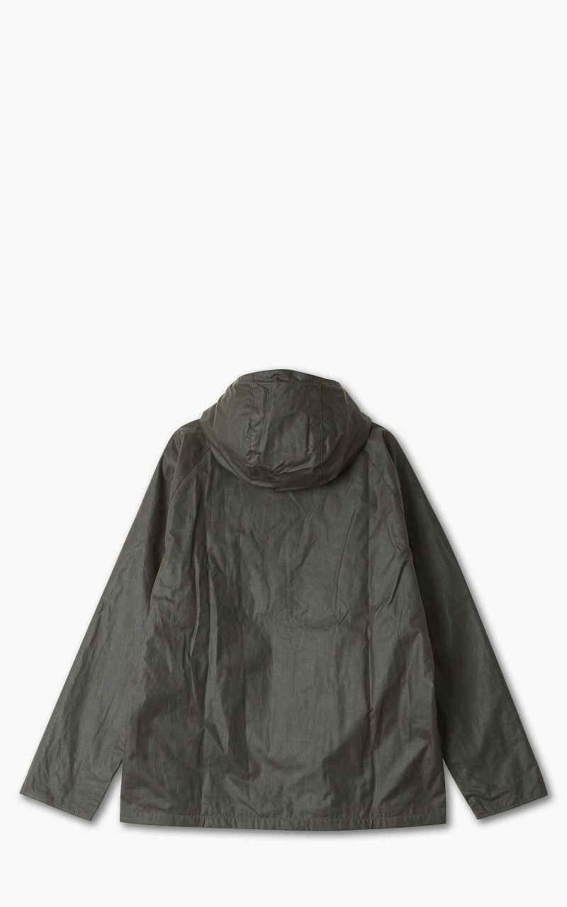 Barbour Hooded Domus Wax Jacket Fern/Dress