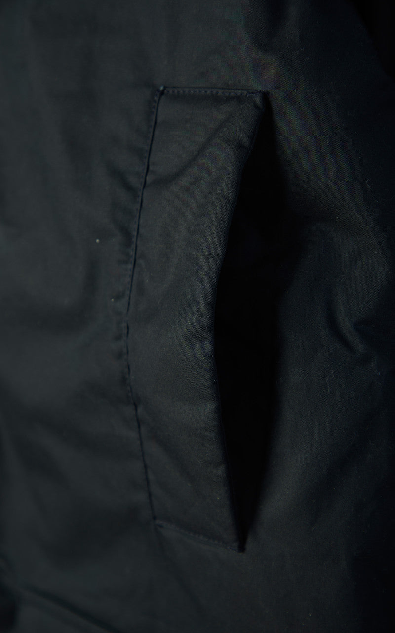 Barbour Hooded Beaufort Wax Jacket Navy