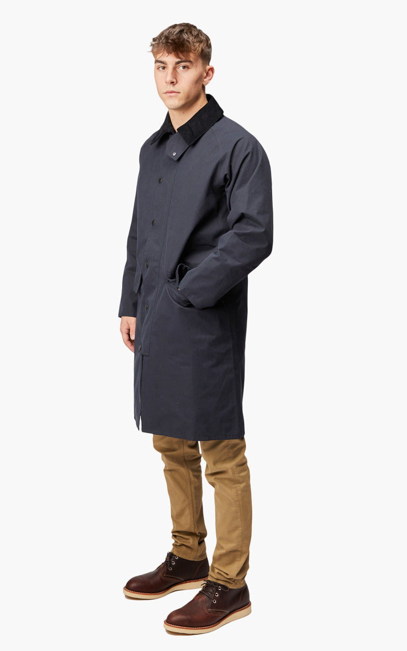 Barbour White Label Waterproof SL Burghley Jacket Navy