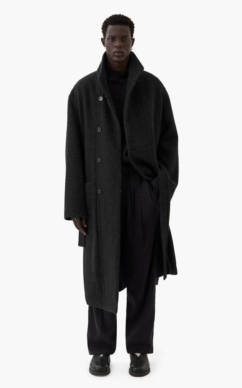 Lemaire Bathrobe Coat Black