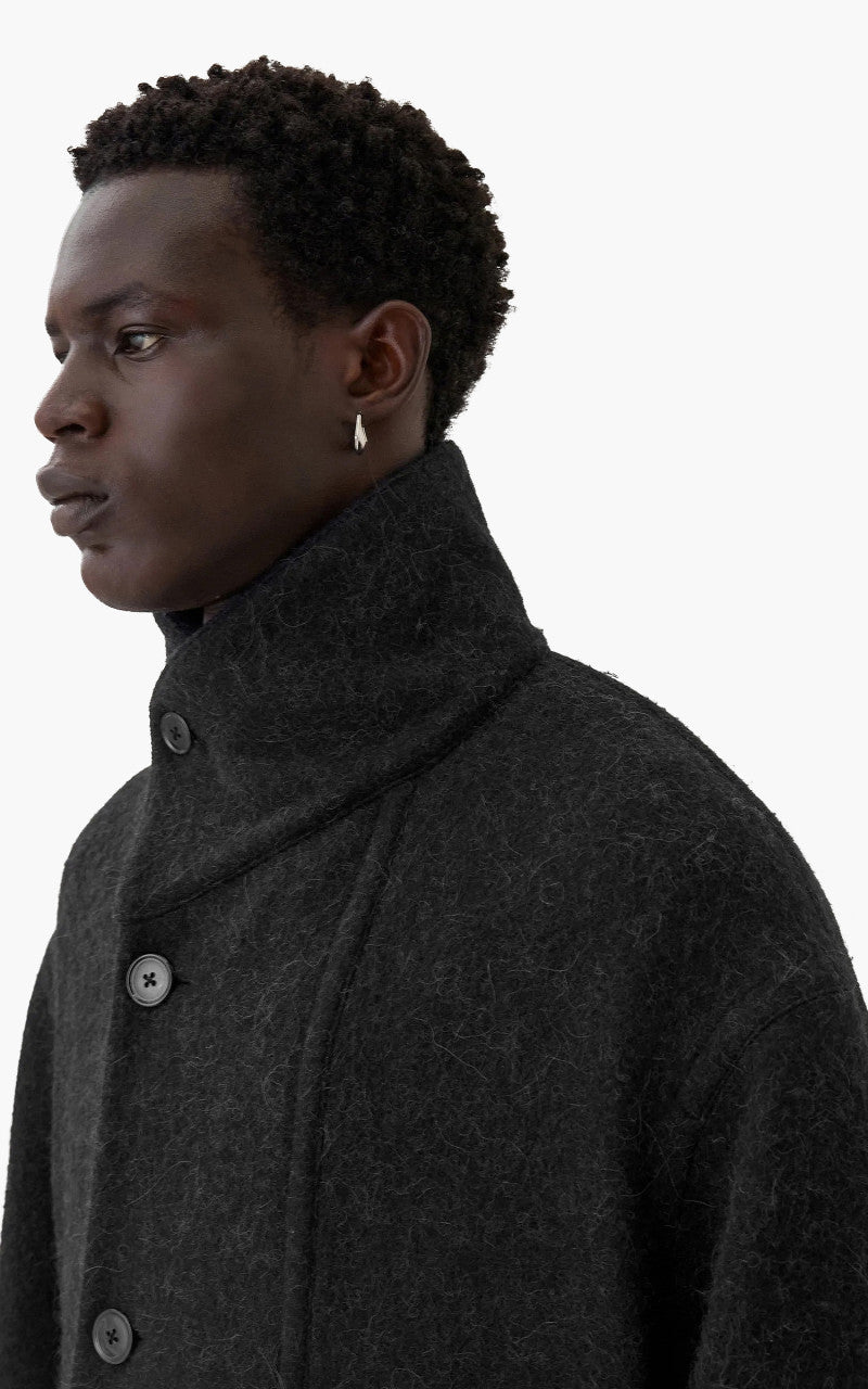 Lemaire Bathrobe Coat Black