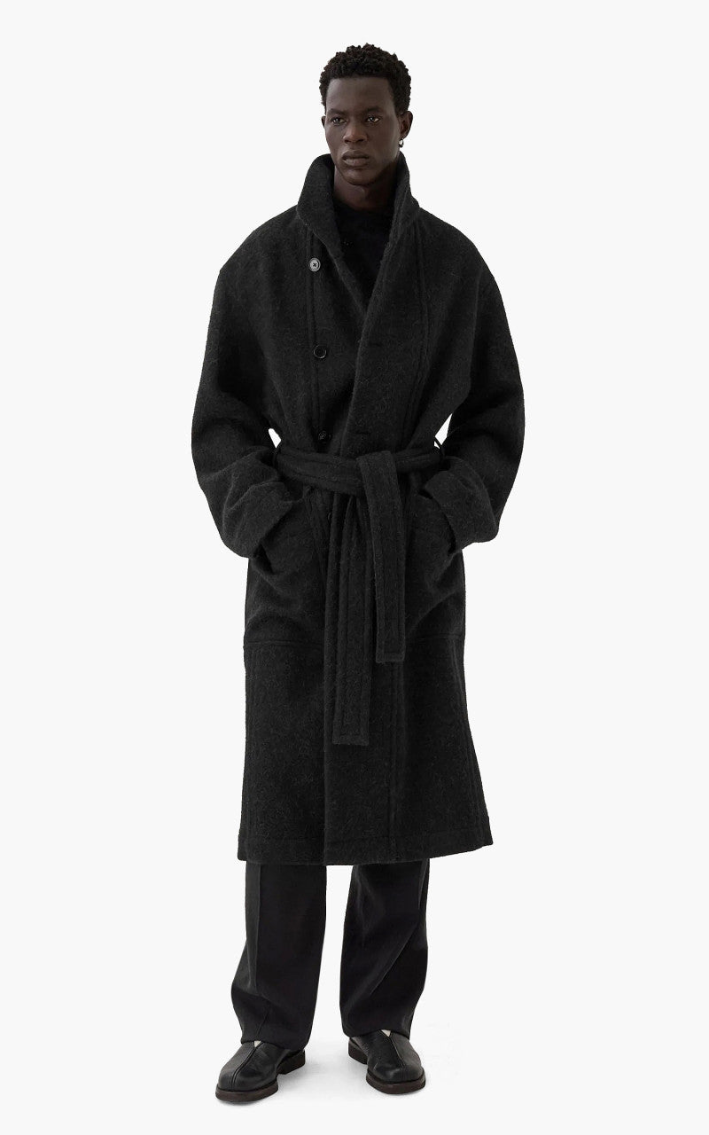 Lemaire Bathrobe Coat Black