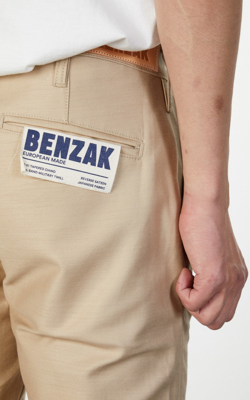 Benzak BC-01 Tapered Chino Military Twill Sand