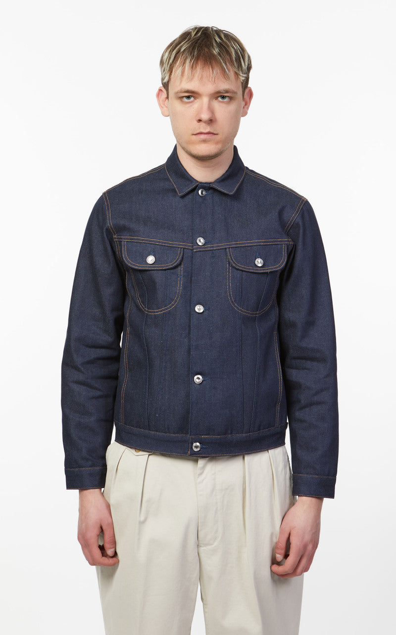 Benzak BDJ-05 Trucker Jacket Eco Selvedge Indigo 13oz
