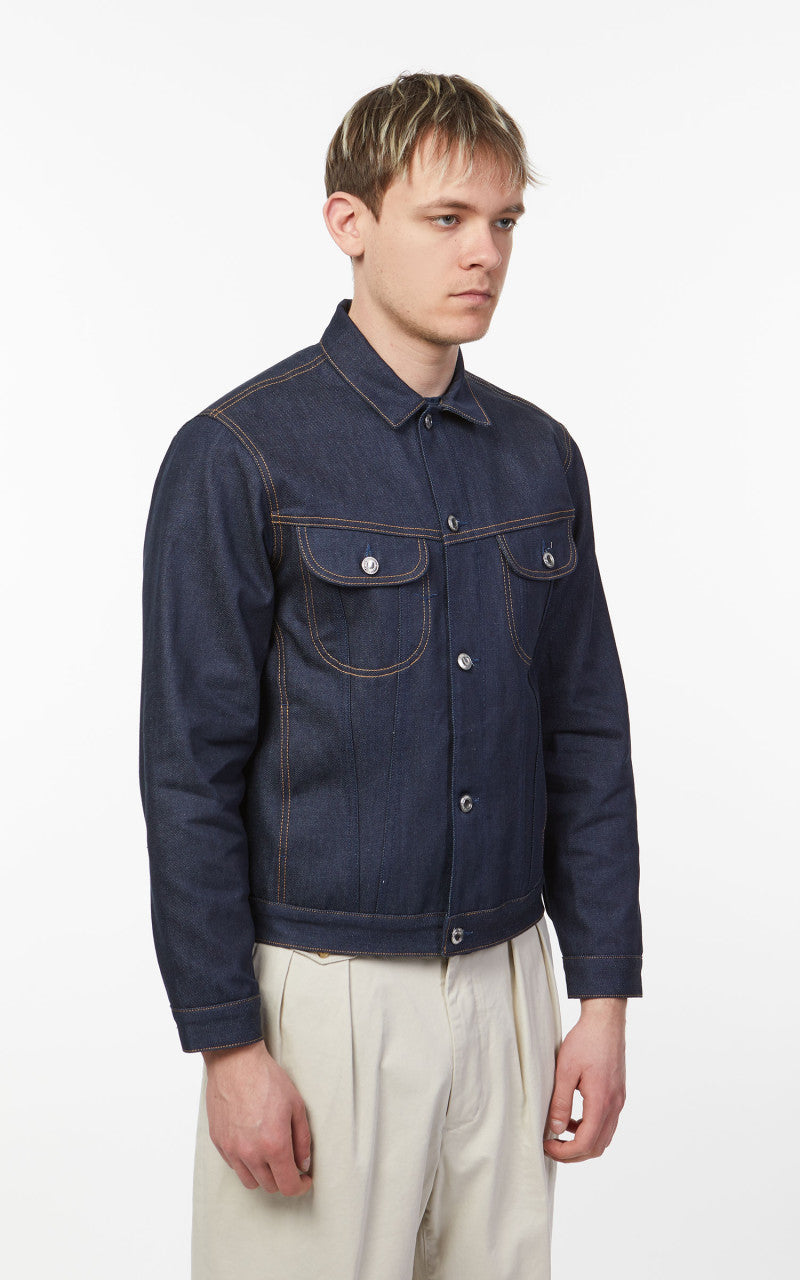 Benzak BDJ-05 Trucker Jacket Eco Selvedge Indigo 13oz