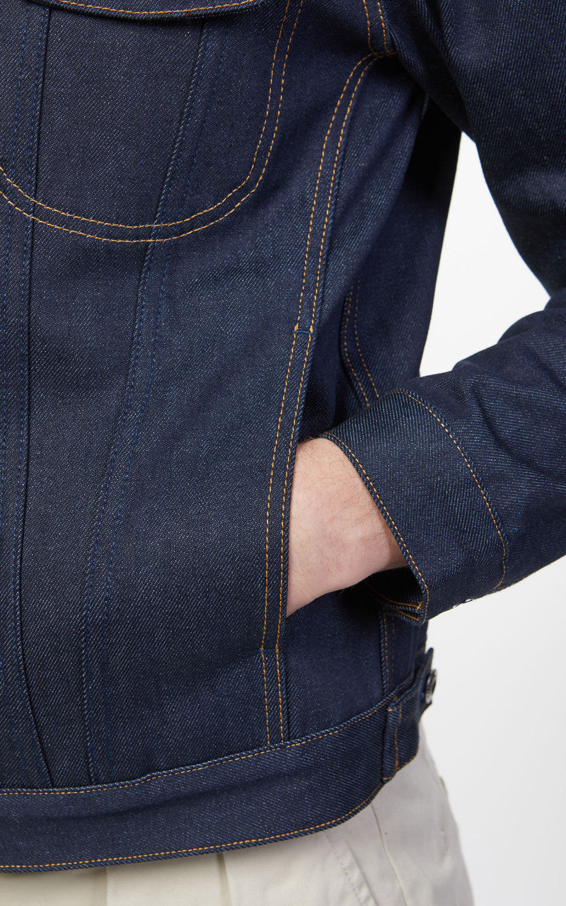 Benzak BDJ-05 Trucker Jacket Eco Selvedge Indigo 13oz