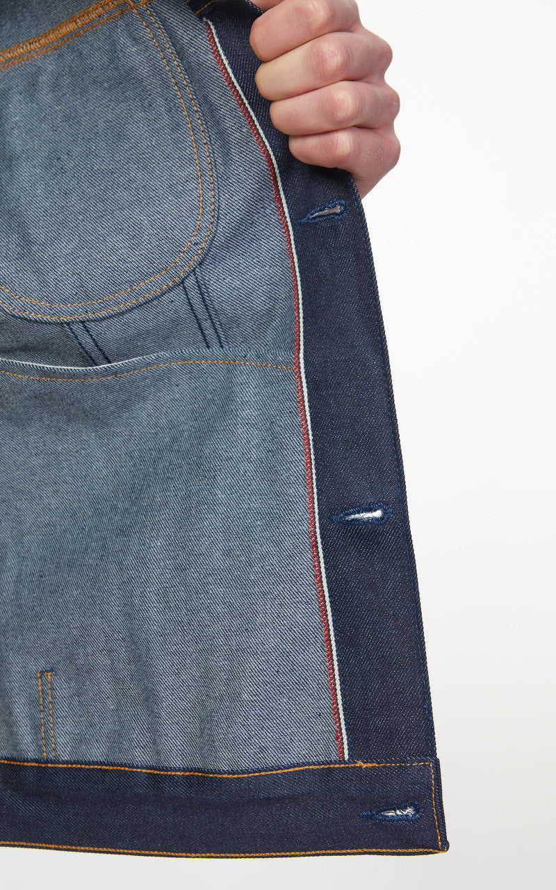 Benzak BDJ-05 Trucker Jacket Eco Selvedge Indigo 13oz