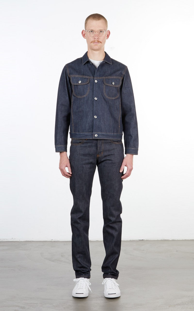 Benzak BDJ-05 Trucker Jacket Special #2 Vintage Indigo 15oz