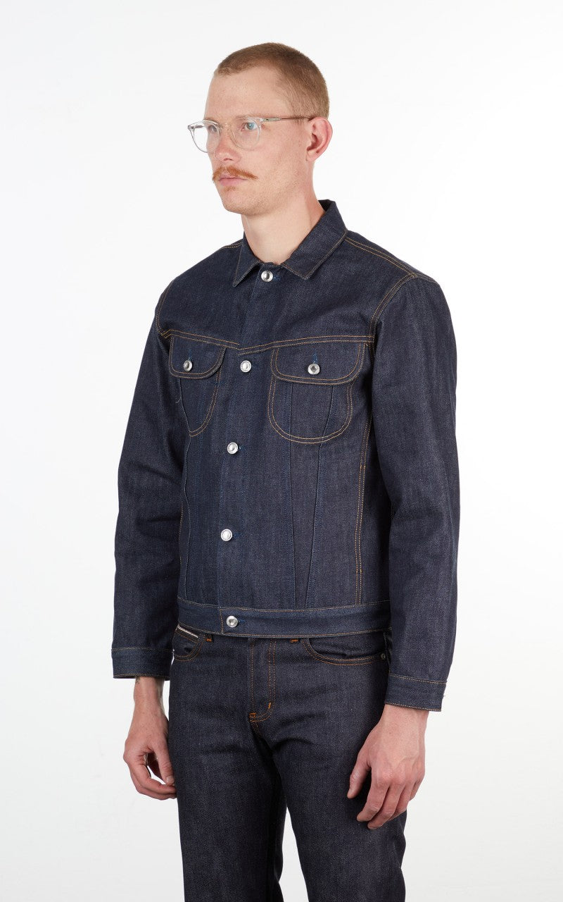 Benzak BDJ-05 Trucker Jacket Special #2 Vintage Indigo 15oz