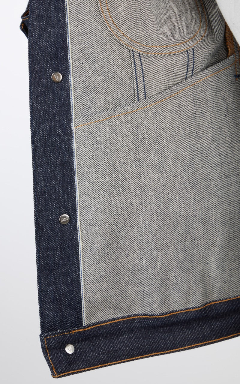 Benzak BDJ-05 Trucker Jacket Special #2 Vintage Indigo 15oz