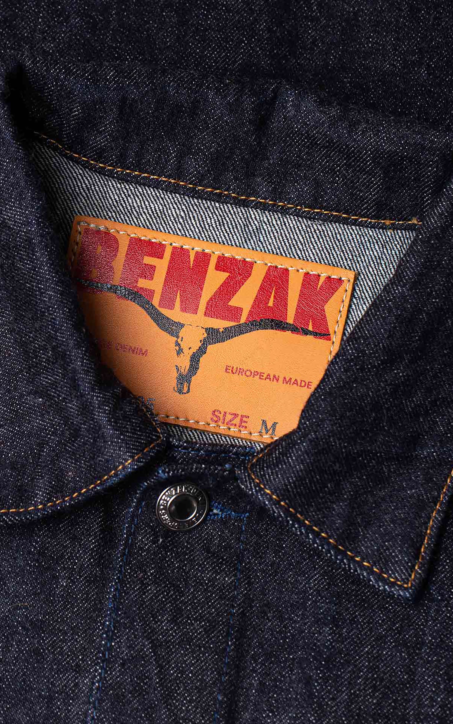 Benzak BDJ-05 Trucker Jacket Forties Era Selvedge Indigo 14oz